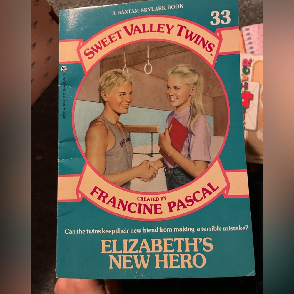 Vintage Sweet Valley Twins books